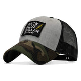 Back Blue Collar Patch SnapBack - DIRTY COWBOY USA - Flyclothing LLC