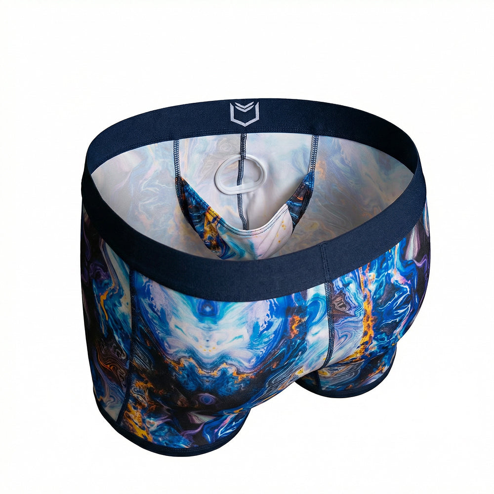 V Bamboo 8" Boxer Brief - Zen Pouch™ Duo - SHEATH UNDERWEAR - Flyclothing LLC