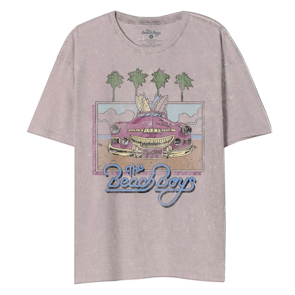 Beach Boys Pink Beach Car Unisex T-Shirt - Beach Boys