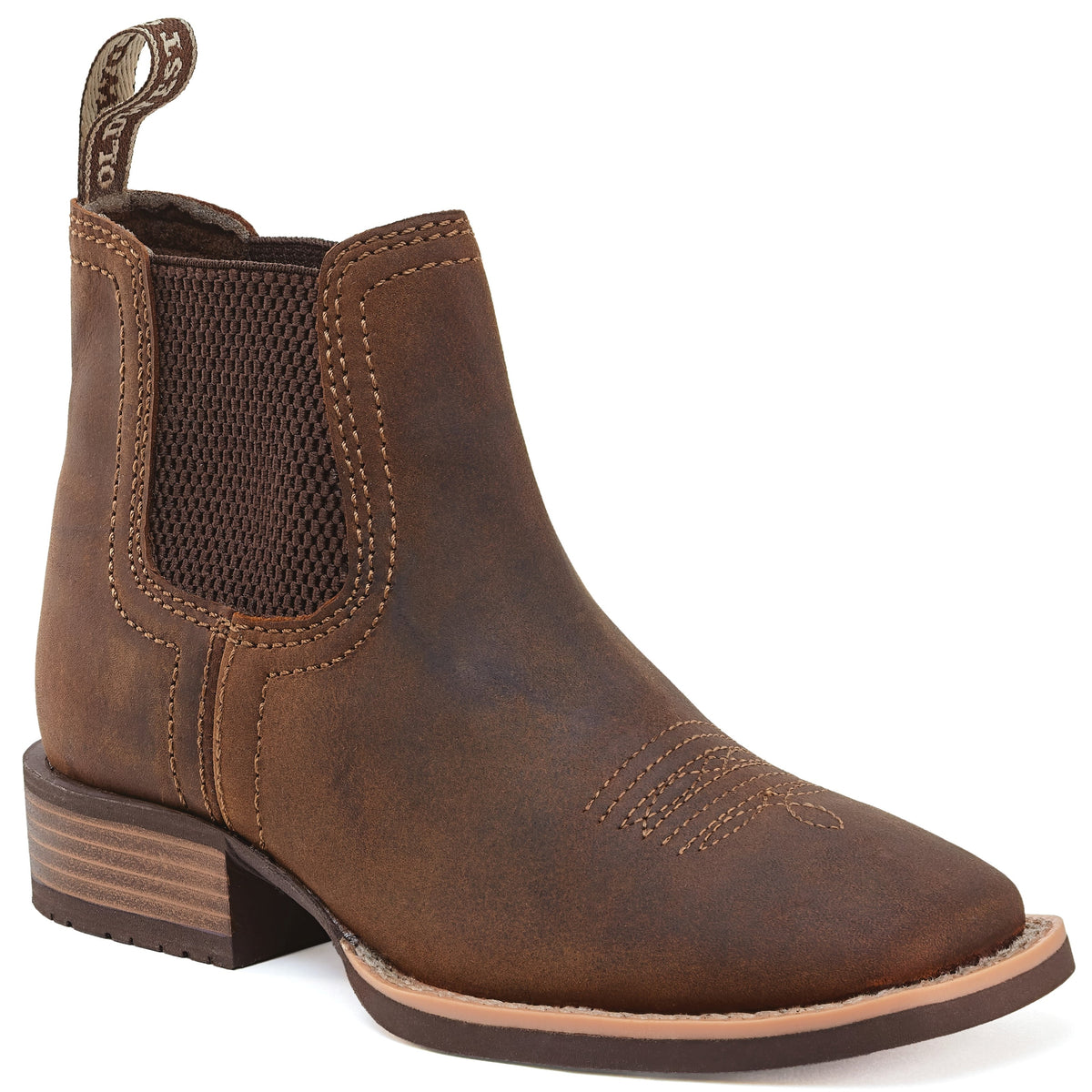 Old West Children's & Youth's Chelsea Boots Brown BCC2002 BCY2002 - Old West - Flyclothing LLC