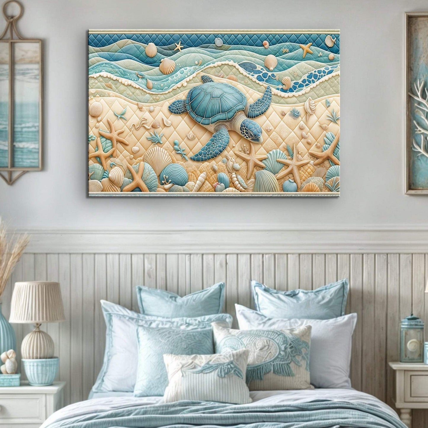 3D Coastal Wall Art IV - Tailored Canvases - Flyclothing LLC
