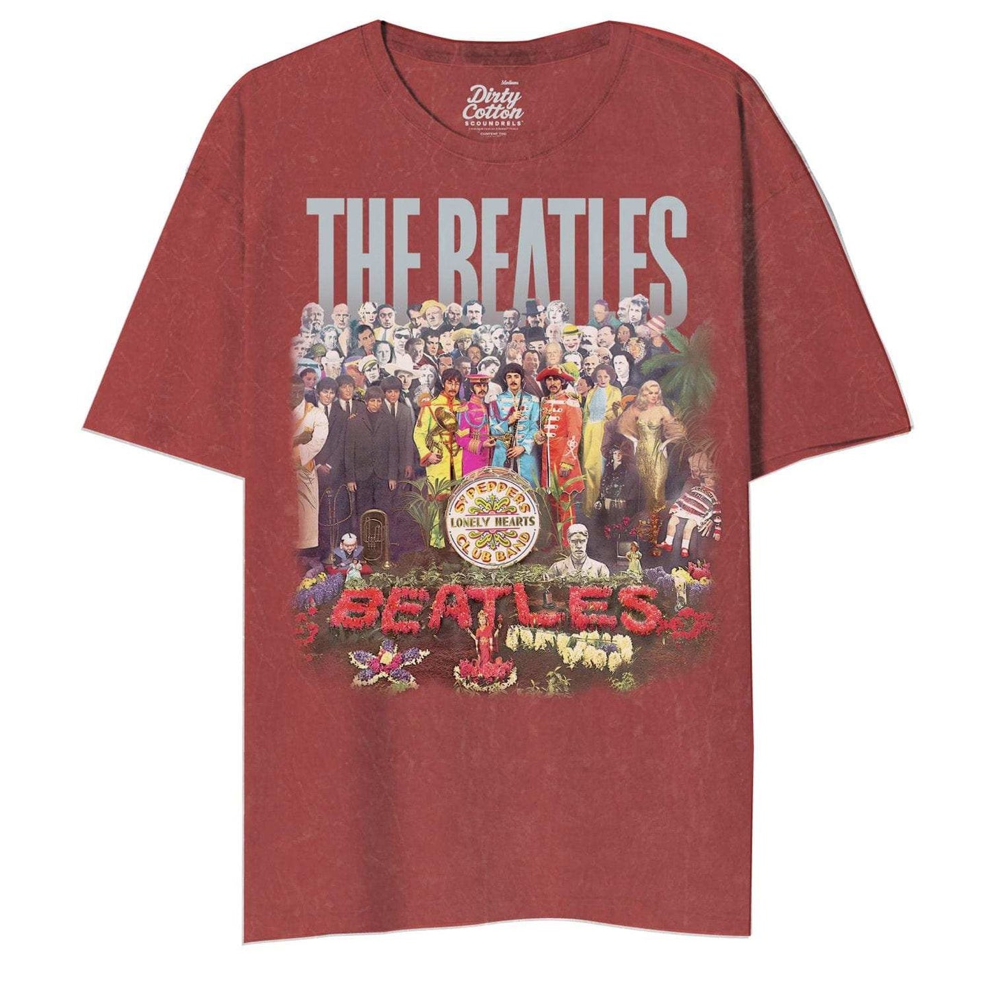 The Beatles Lonely Hearts Floral Unisex T-Shirt - The Beatles - Flyclothing LLC