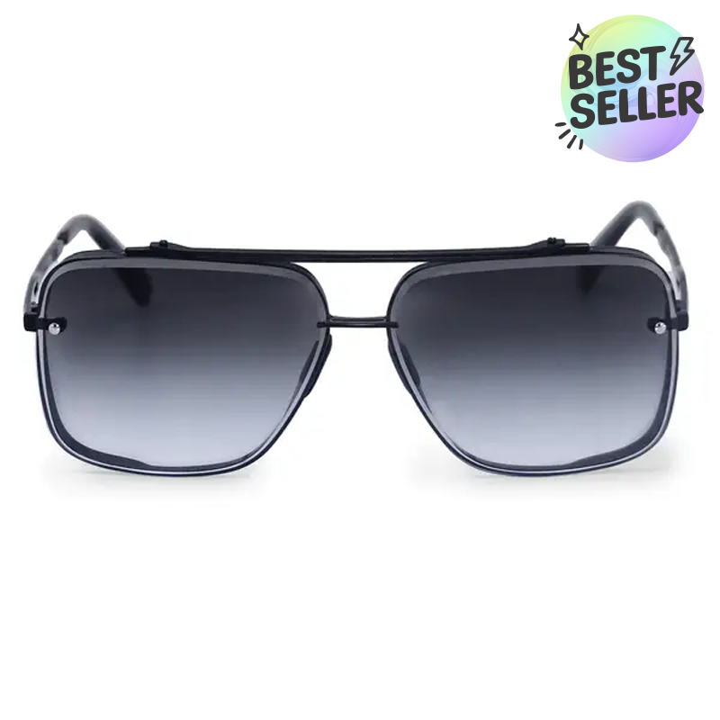 Bella Midnight - Tangle Free Aviator Sunglasses - TopFoxx - Flyclothing LLC