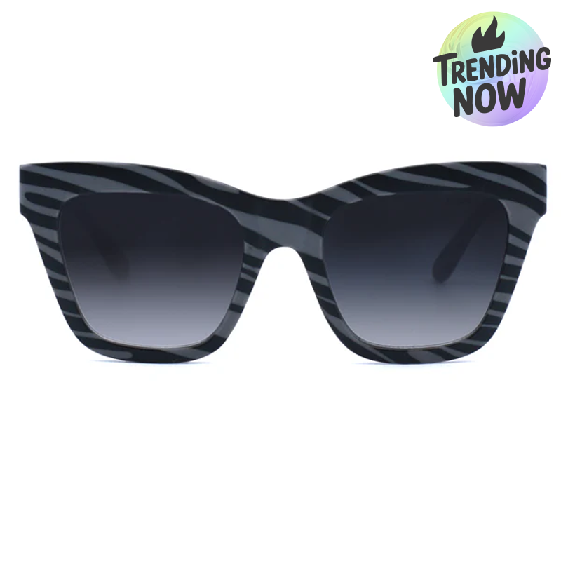 Cosmo - Grey Zebra - TopFoxx - Flyclothing LLC