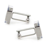 Floating Mother of Pearl Checkered Cufflinks - Cufflinks.com - Flyclothing LLC