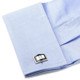 Onyx and Mother of Pearl Key Cufflinks - Cufflinks.com - Flyclothing LLC