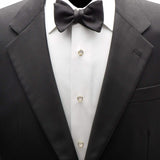 Double Sided Gold Onyx and Mother of Pearl Round 5-Studs - Cufflinks.com - Flyclothing LLC