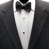 Double Sided Onyx Round Beveled 5-Stud Set - Cufflinks.com - Flyclothing LLC