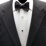 Double Sided Onyx and Mother of Pearl Round Beveled 5-Studs - Cufflinks.com - Flyclothing LLC