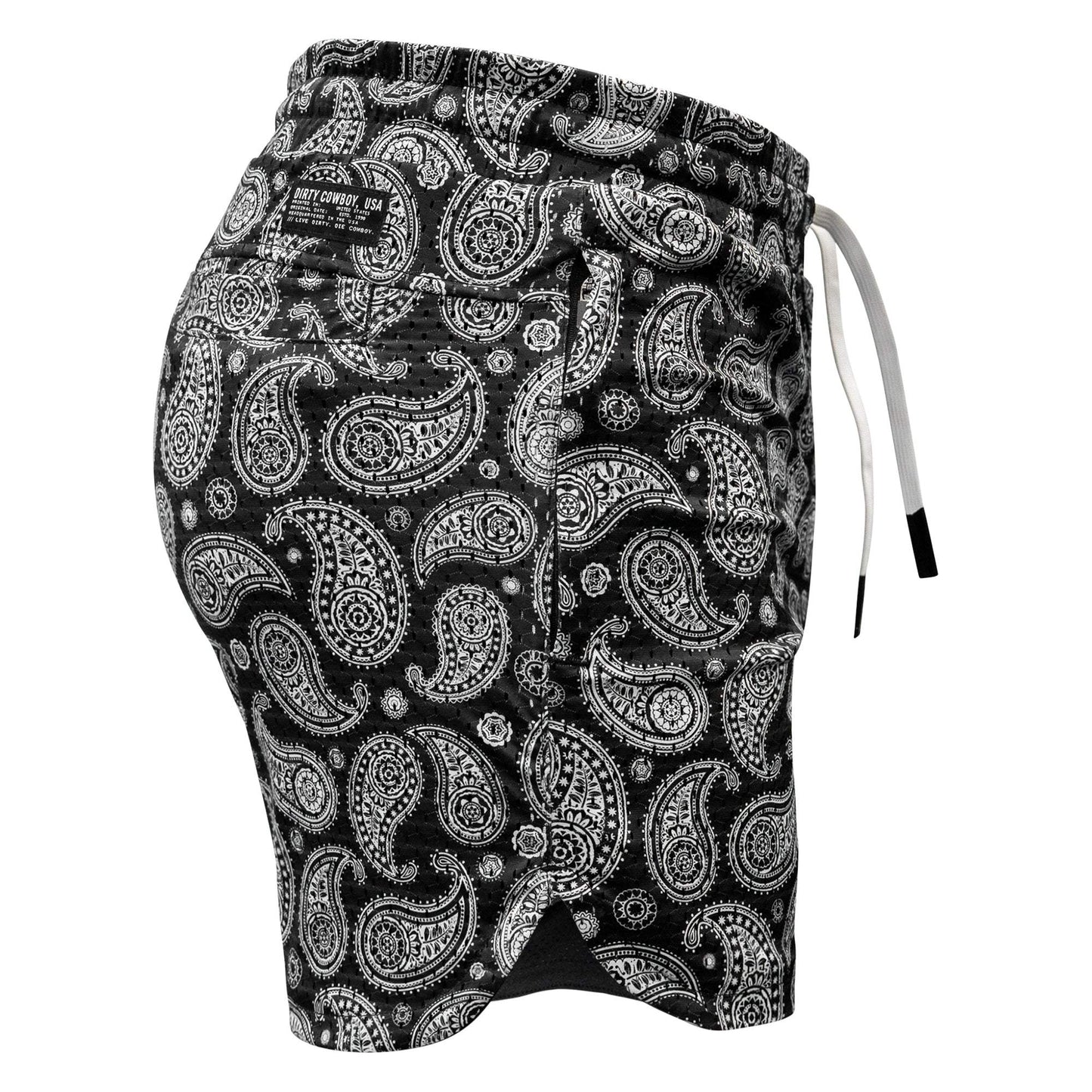 Men’s Double-Layer Mesh Training Shorts — 5" Inseam - DIRTY COWBOY USA - Flyclothing LLC