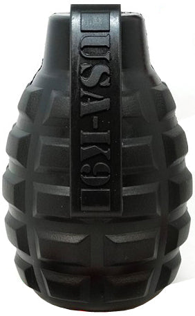 USA-K9 Grenade Shaped eDispenser Durable Dog Chew Toy & Treat Dispenser - Army Green - SodaPup/True Dogs, LLC - Flyclothing LLC