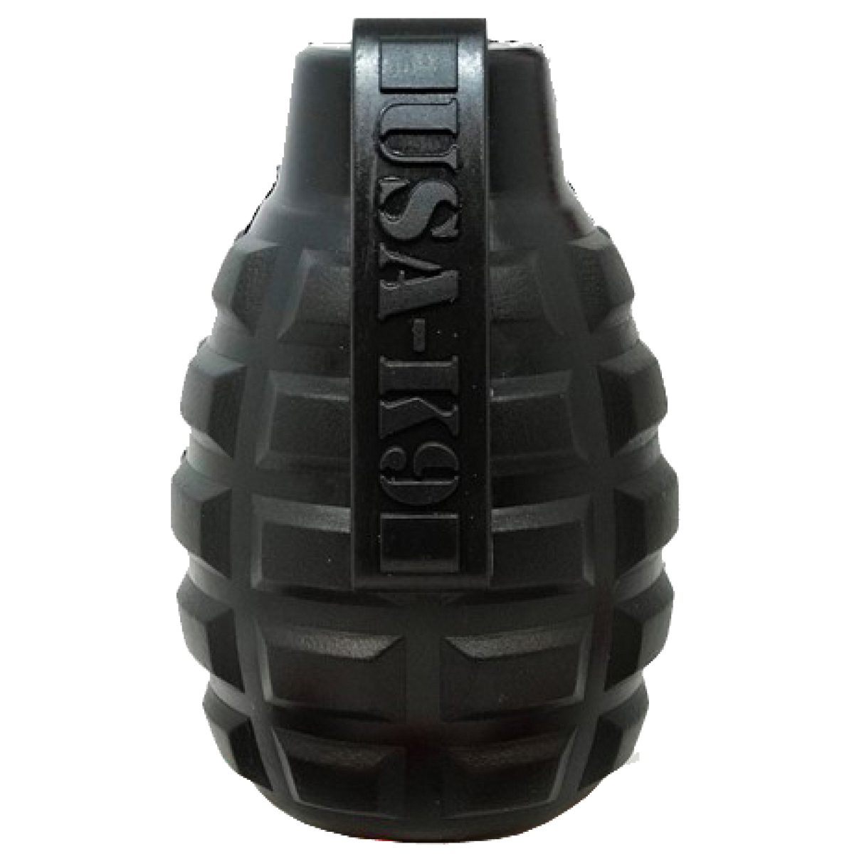 USA-K9 Grenade Shaped eDispenser Durable Dog Chew Toy & Treat Dispenser - Magnum Black - SodaPup/True Dogs, LLC - Flyclothing LLC