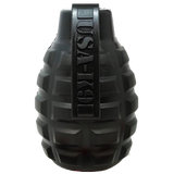 USA-K9 Grenade Shaped eDispenser Durable Dog Chew Toy & Treat Dispenser - Magnum Black - SodaPup/True Dogs, LLC - Flyclothing LLC