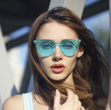 Brittany - Coral Blue - TopFoxx - Flyclothing LLC