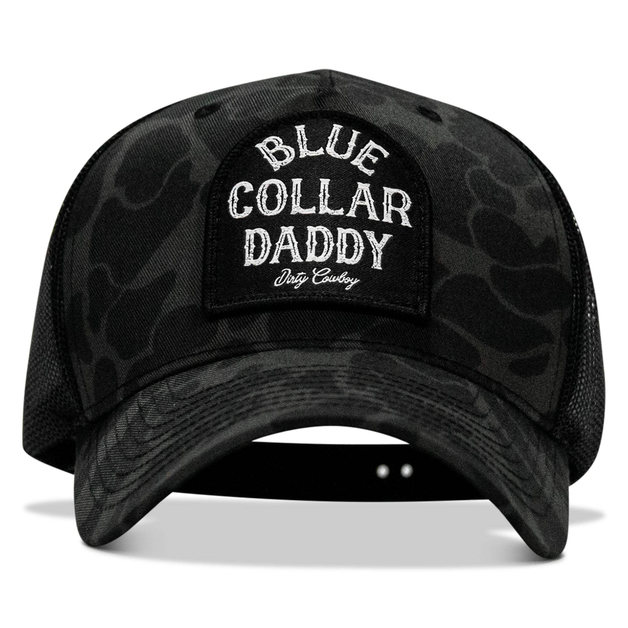 Blue Collar Daddy Patch Snapback Hat - DIRTY COWBOY USA - Flyclothing LLC