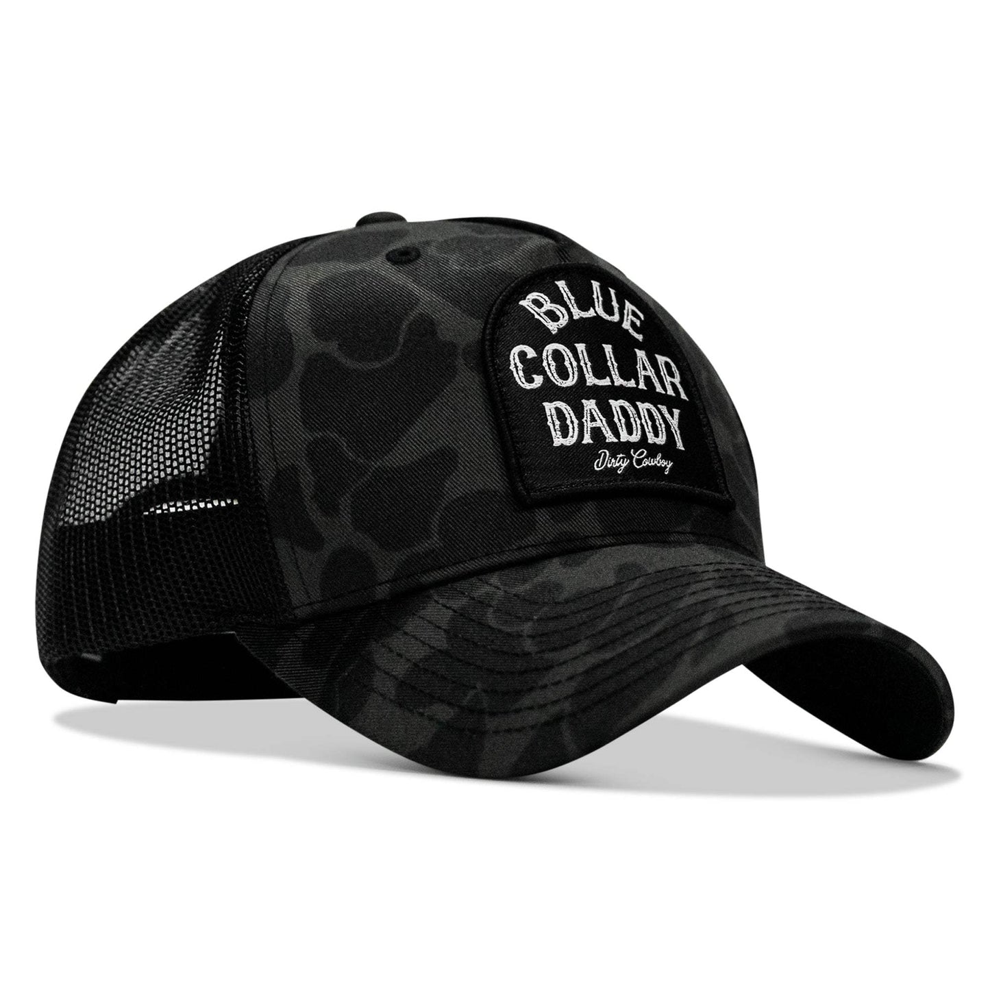 Blue Collar Daddy Patch Snapback Hat - DIRTY COWBOY USA - Flyclothing LLC