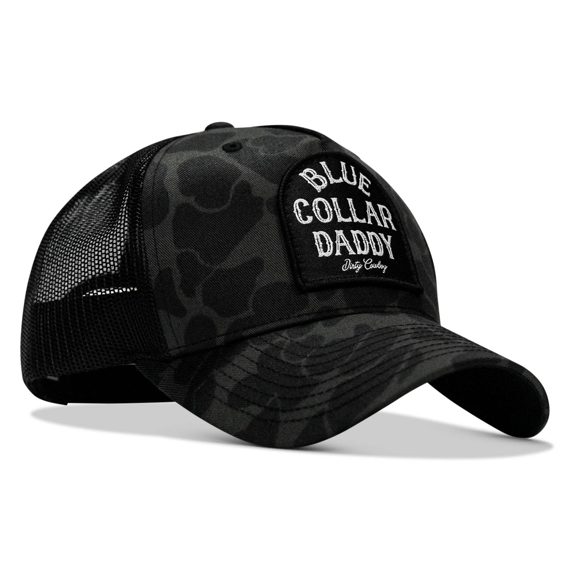 Blue Collar Daddy Patch Snapback Hat - DIRTY COWBOY USA - Flyclothing LLC