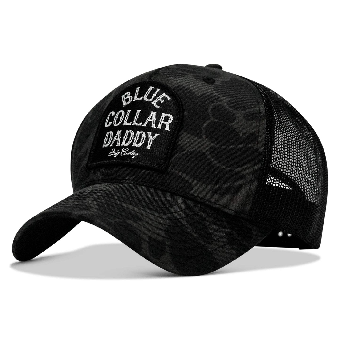 Blue Collar Daddy Patch Snapback Hat - DIRTY COWBOY USA - Flyclothing LLC