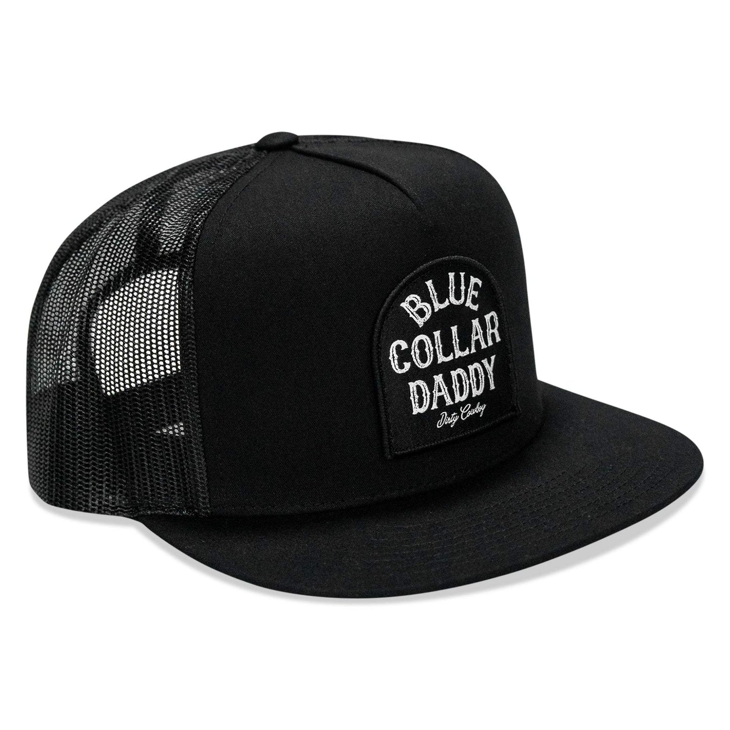 Blue Collar Daddy Patch Flatbill Snapback - DIRTY COWBOY USA - Flyclothing LLC