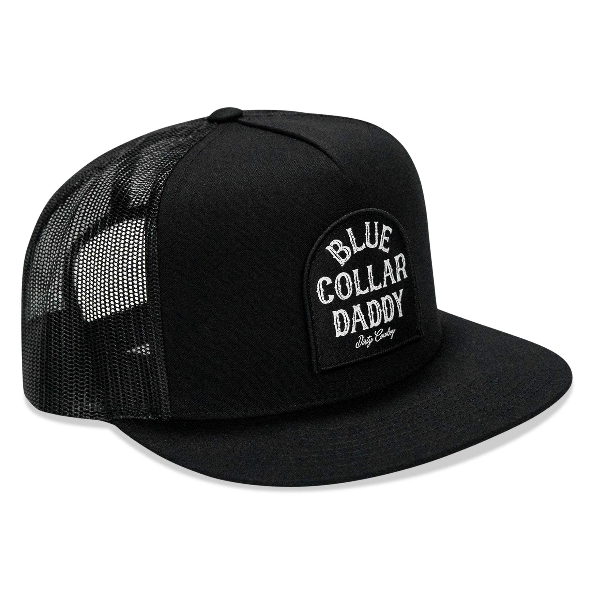 Blue Collar Daddy Patch Flatbill Snapback - DIRTY COWBOY USA - Flyclothing LLC
