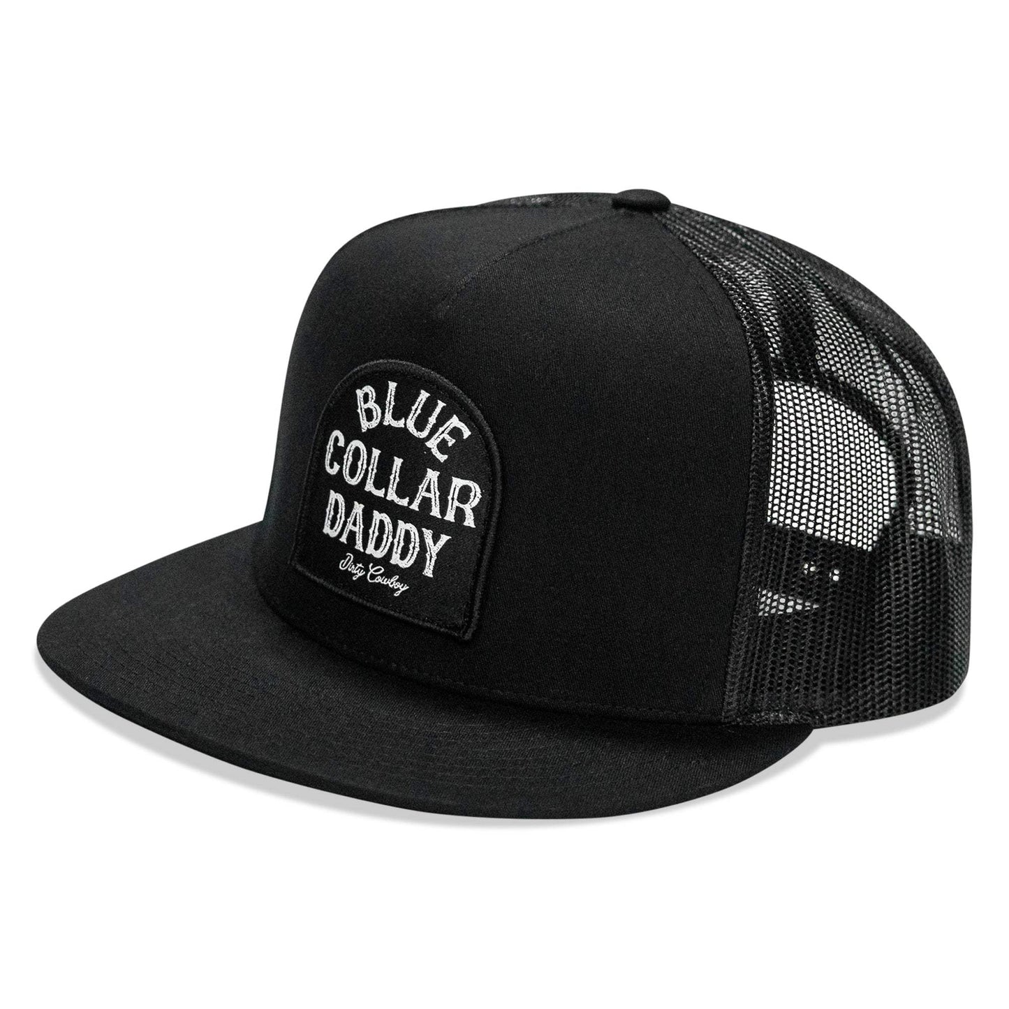 Blue Collar Daddy Patch Flatbill Snapback - DIRTY COWBOY USA - Flyclothing LLC