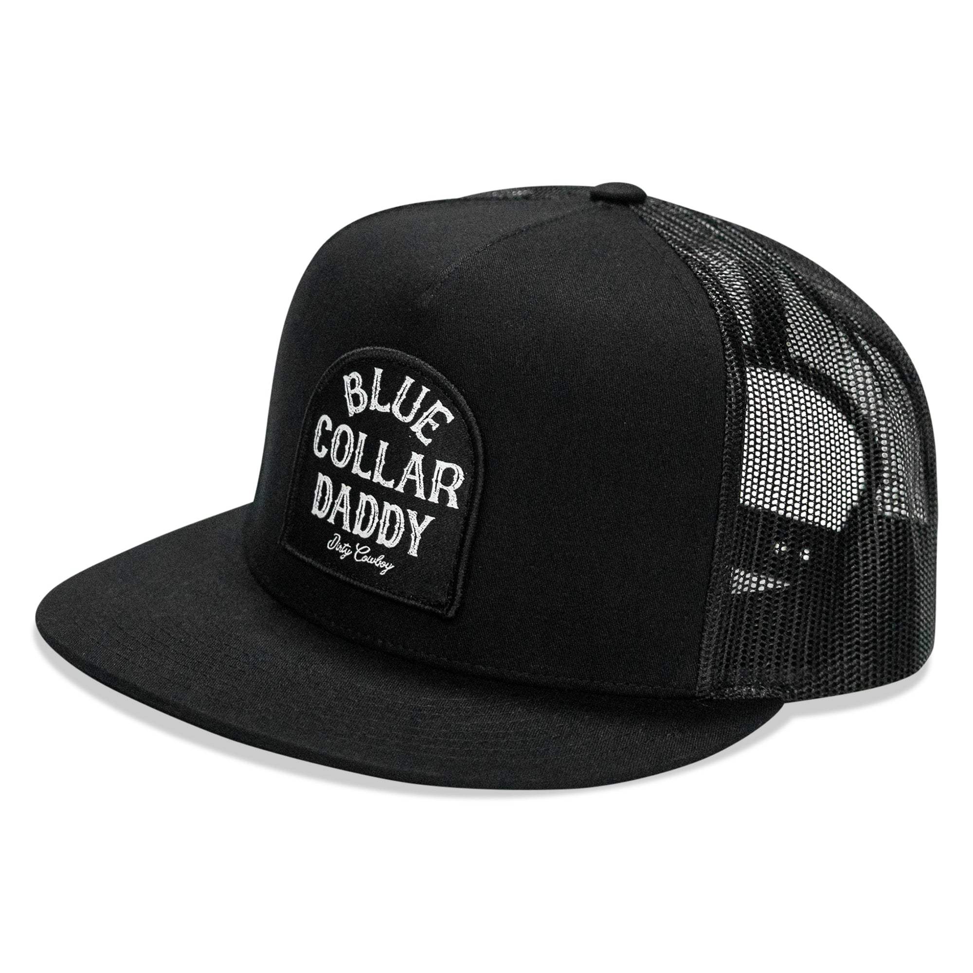 Blue Collar Daddy Patch Flatbill Snapback - DIRTY COWBOY USA - Flyclothing LLC