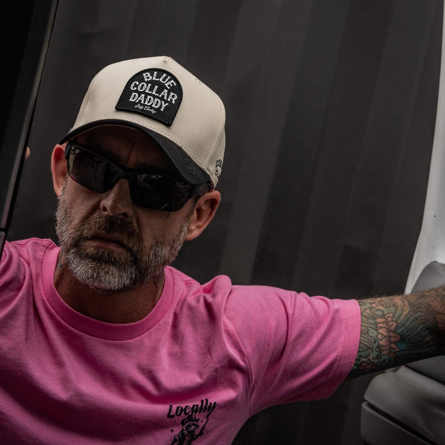 Blue Collar Daddy Patch 5 Panel Workhorse Snapback - DIRTY COWBOY USA - Flyclothing LLC