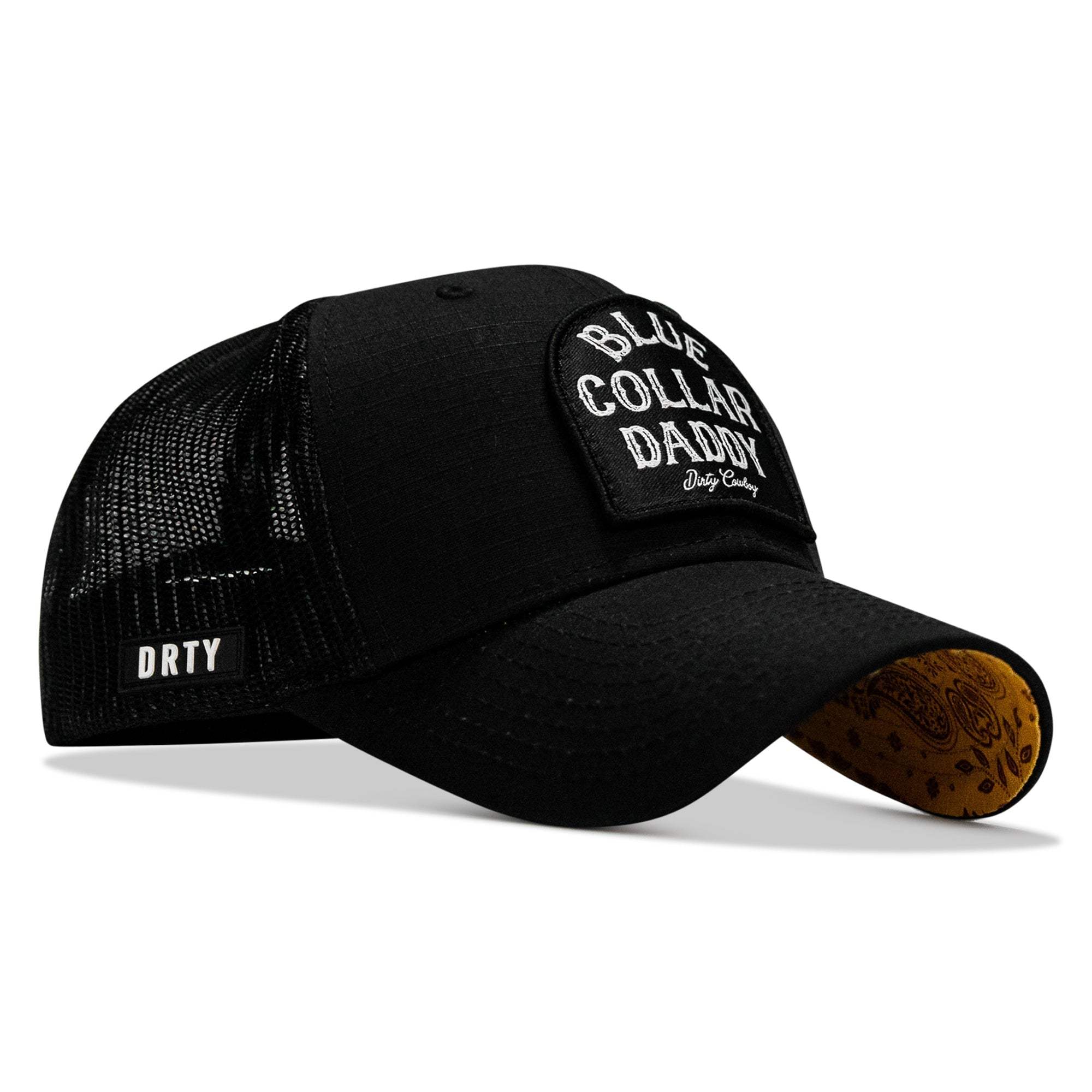 Blue Collar Daddy Patch Original Ripstop Classic Snapback Hat - DIRTY COWBOY USA - Flyclothing LLC