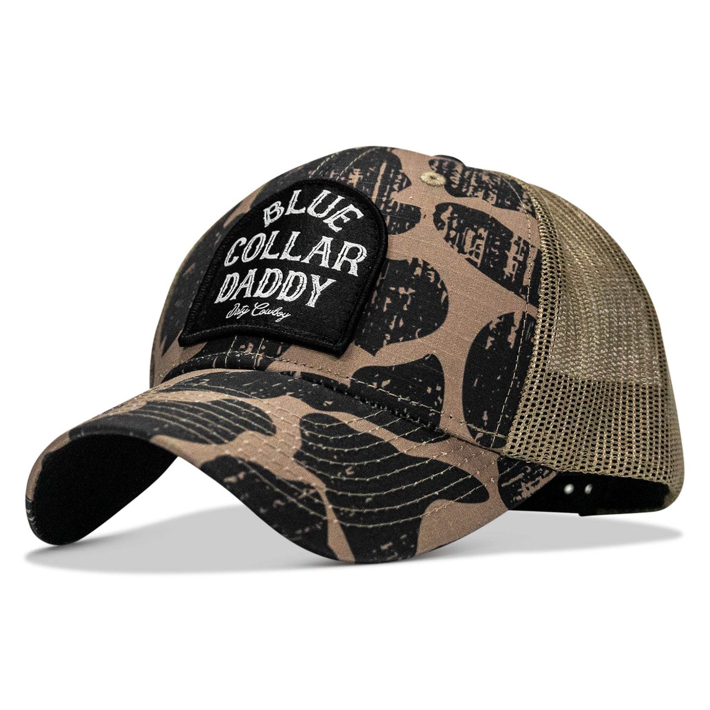 Blue Collar Daddy Patch Original Ripstop Classic Snapback Hat - DIRTY COWBOY USA - Flyclothing LLC