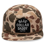 Blue Collar Daddy Patch Flatbill Snapback - DIRTY COWBOY USA - Flyclothing LLC
