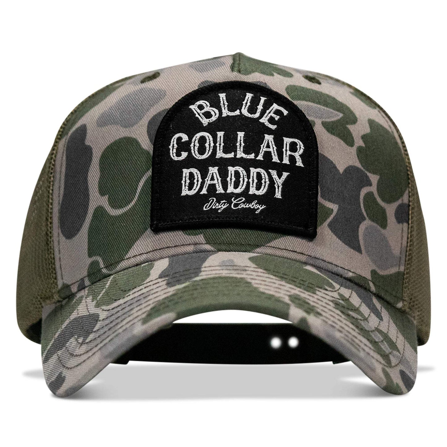 Blue Collar Daddy Patch Snapback Hat - DIRTY COWBOY USA - Flyclothing LLC