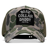 Blue Collar Daddy Patch Snapback Hat - DIRTY COWBOY USA - Flyclothing LLC