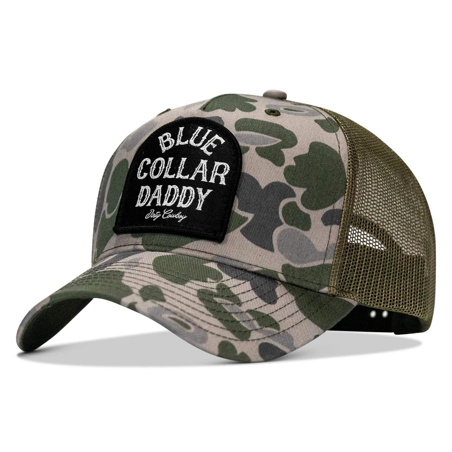 Blue Collar Daddy Patch Snapback Hat - DIRTY COWBOY USA - Flyclothing LLC