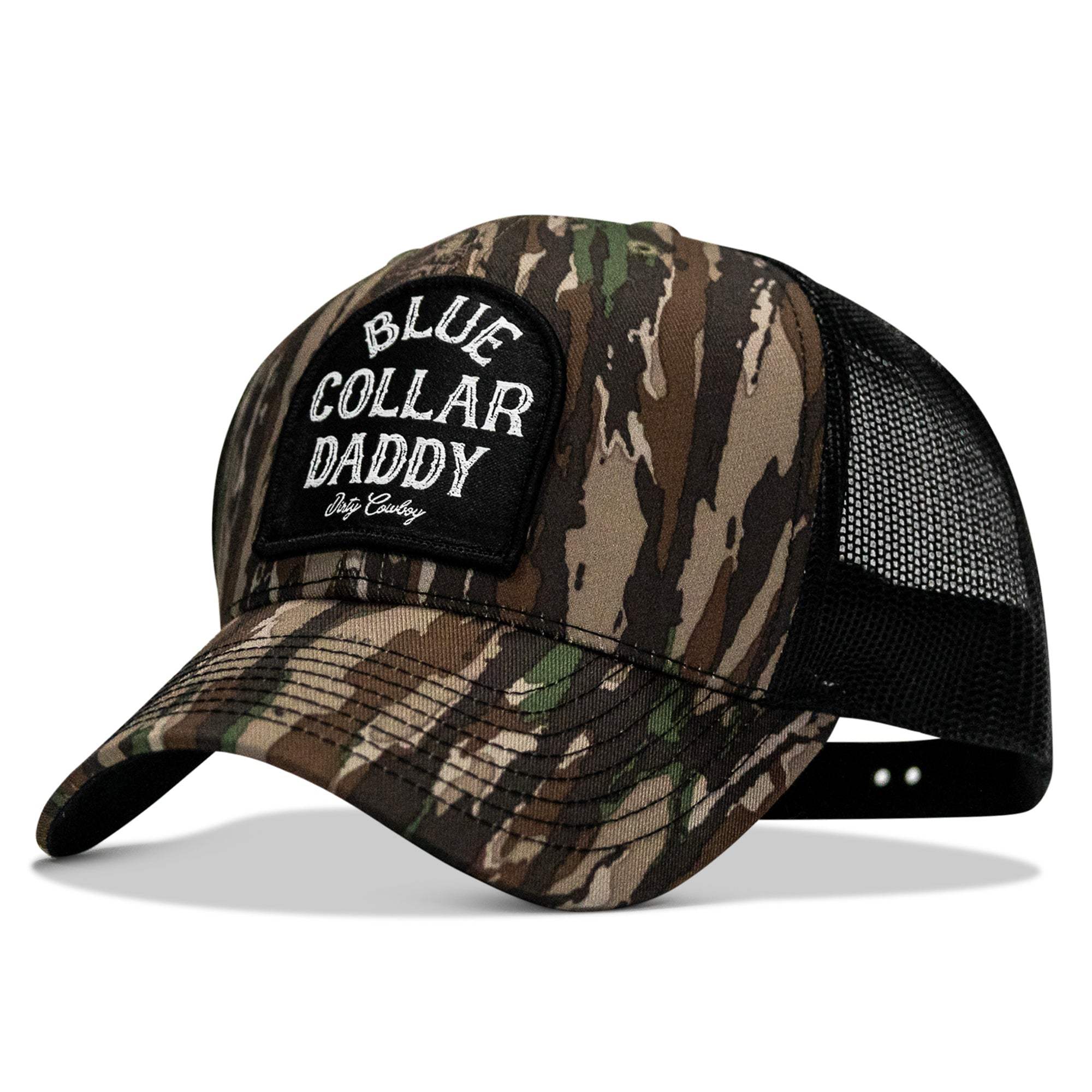 Blue Collar Daddy Patch Snapback Hat - DIRTY COWBOY USA - Flyclothing LLC