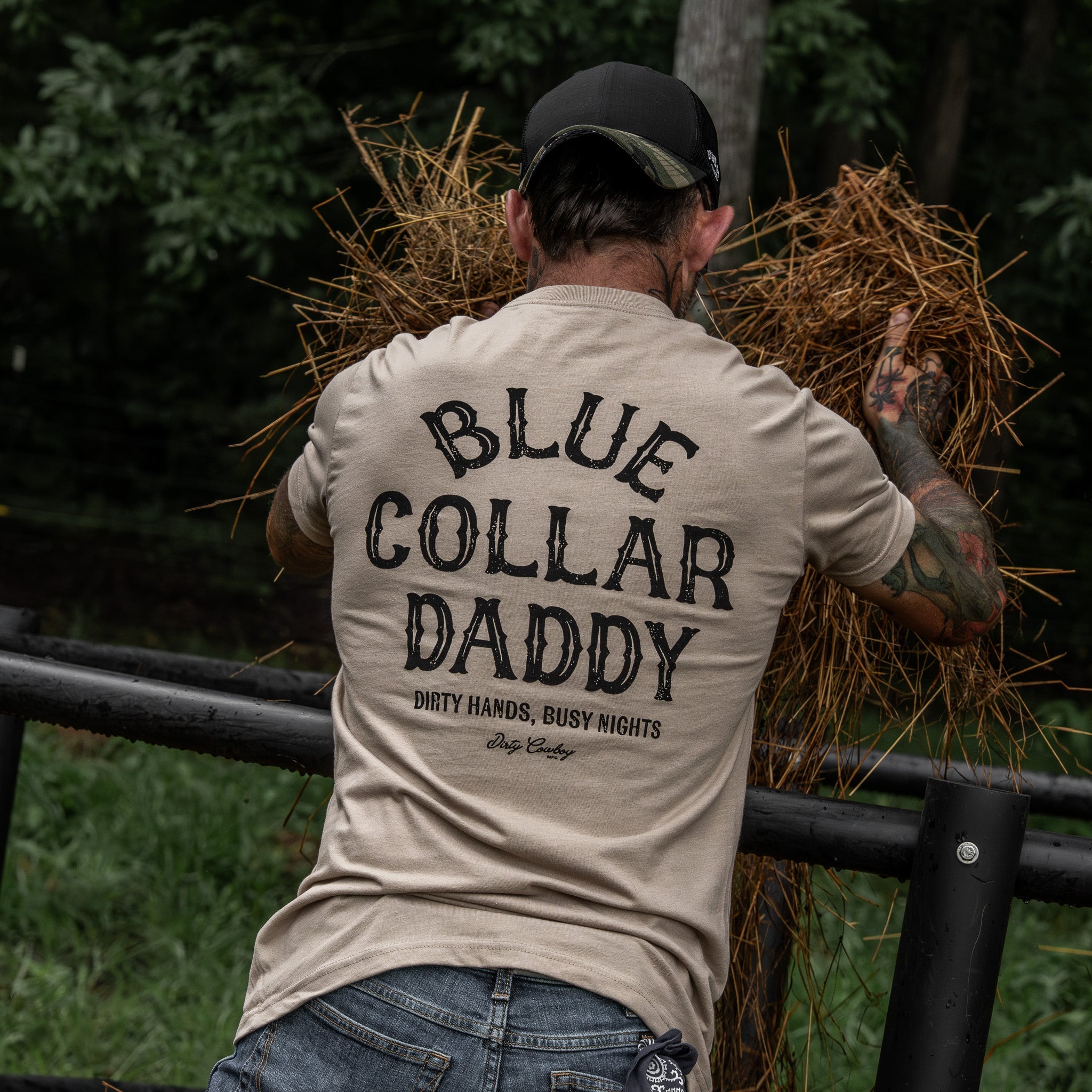Blue Collar Daddy Men's T-Shirt