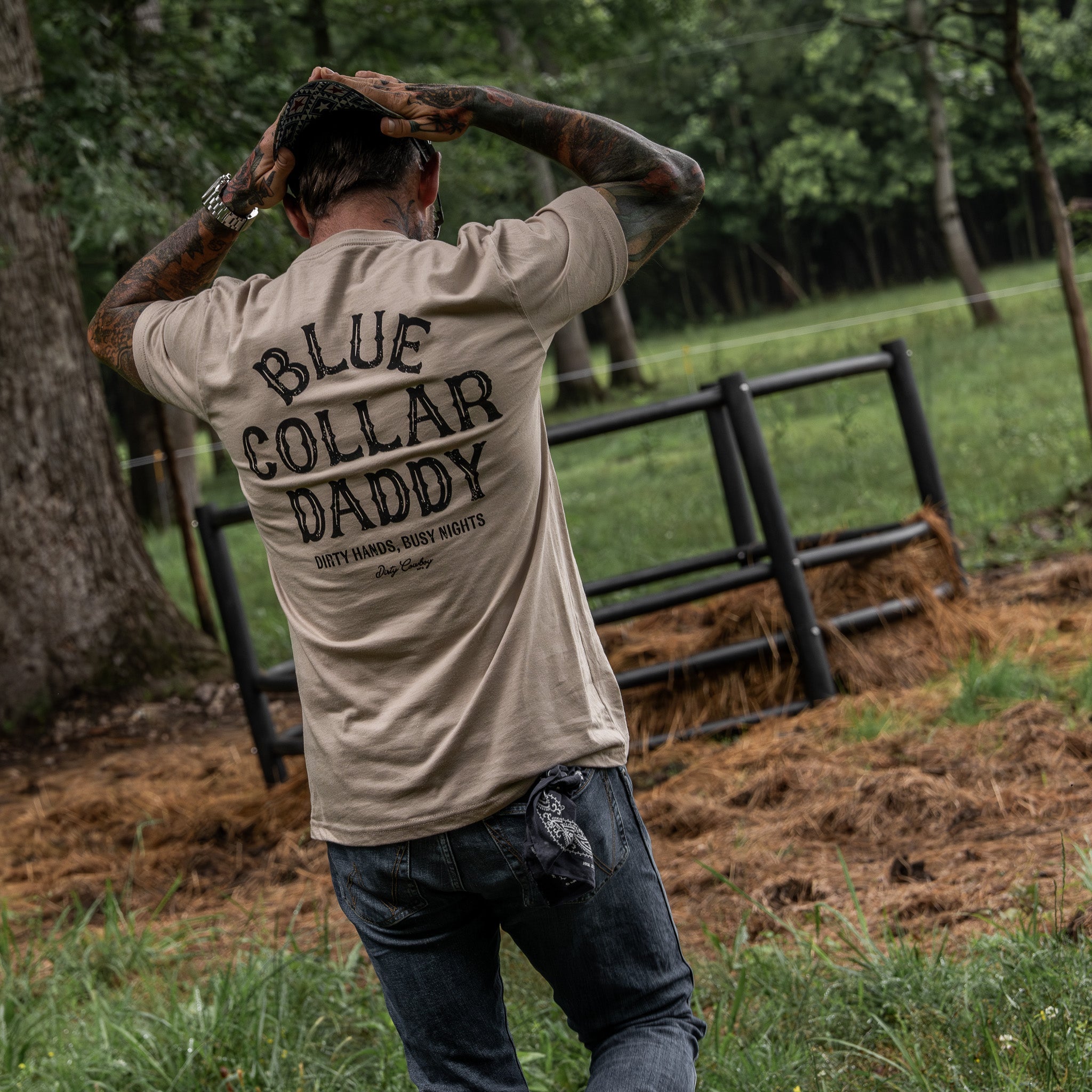 Blue Collar Daddy Men's T-Shirt