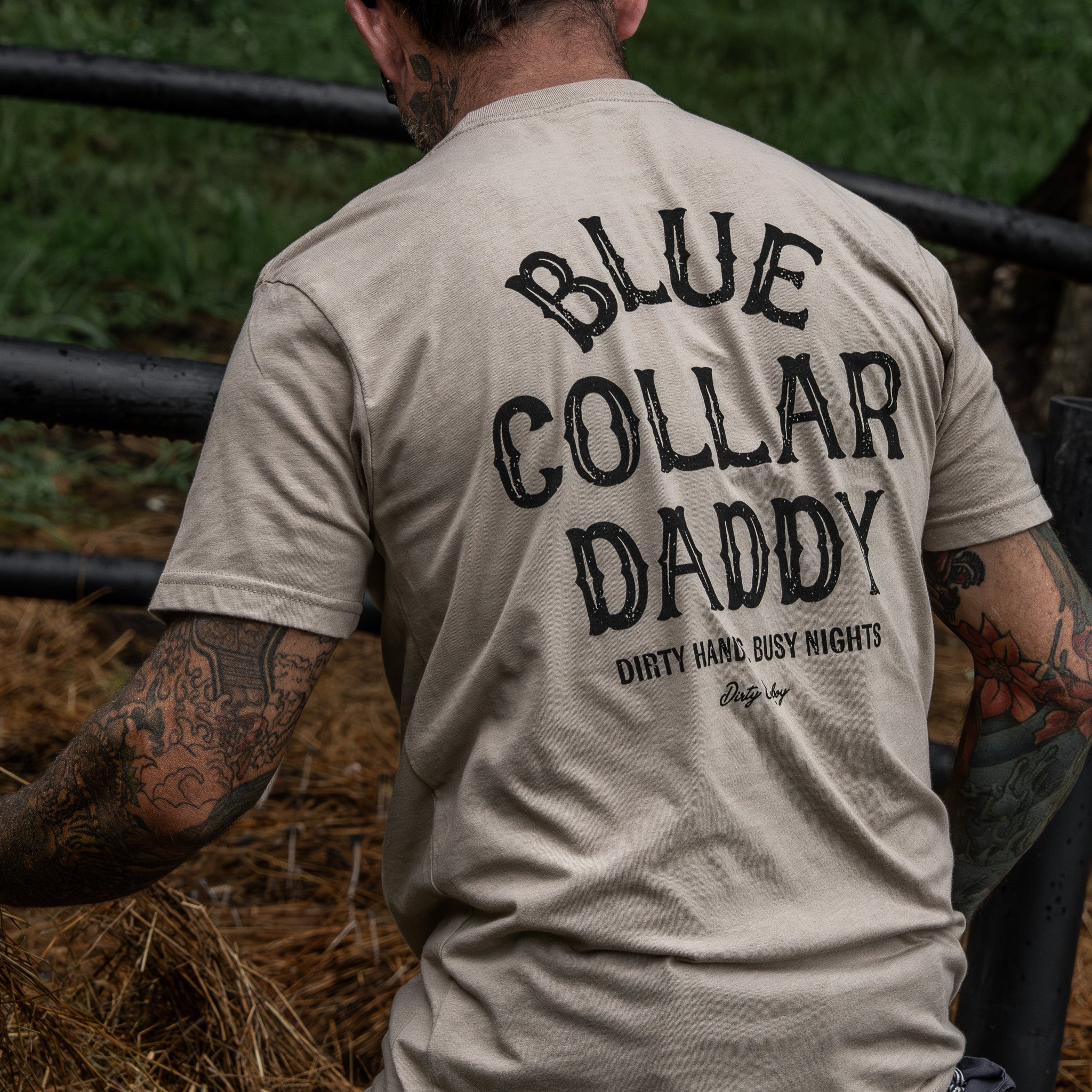 Blue Collar Daddy Men's T-Shirt
