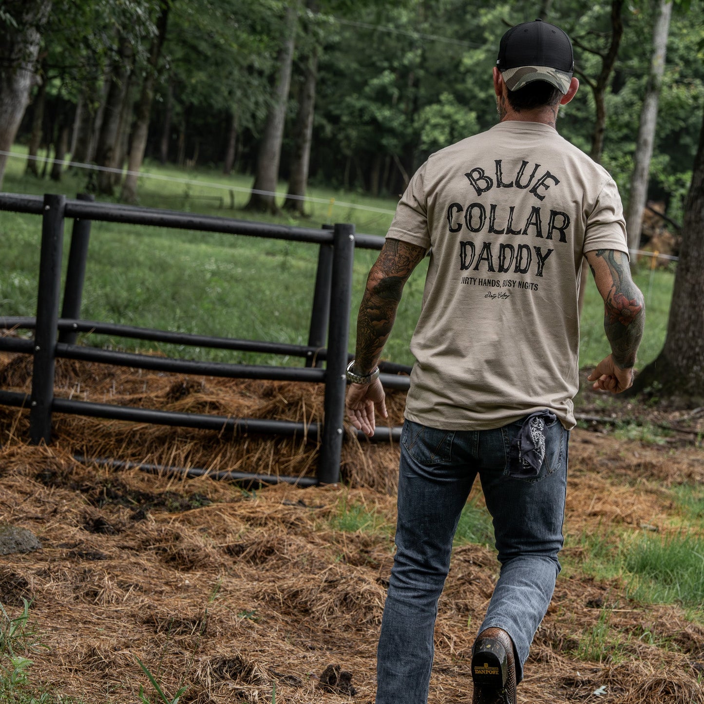 Blue Collar Daddy Men's T-Shirt