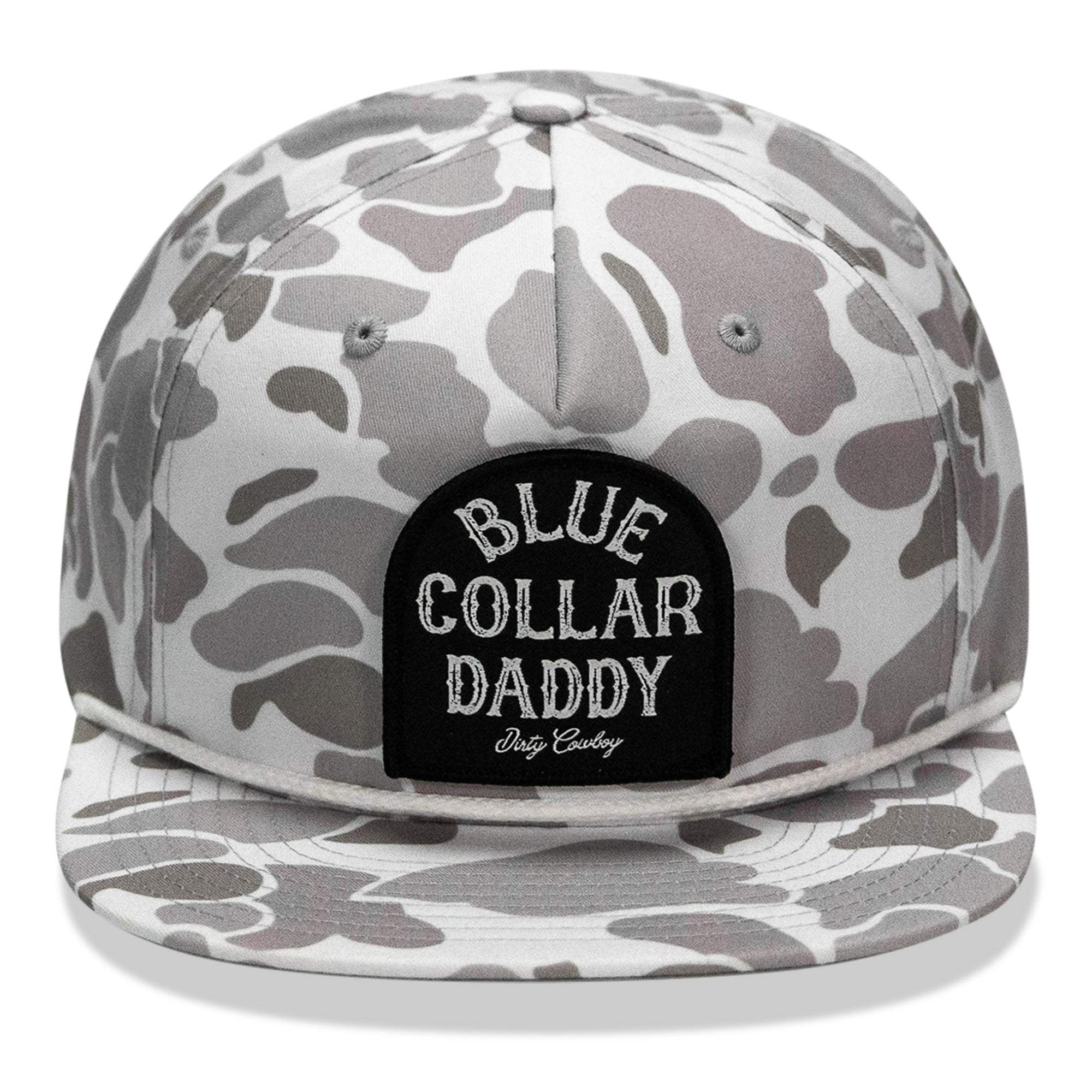 Blue Collar Daddy Patch Flatbill Snapback - DIRTY COWBOY USA - Flyclothing LLC