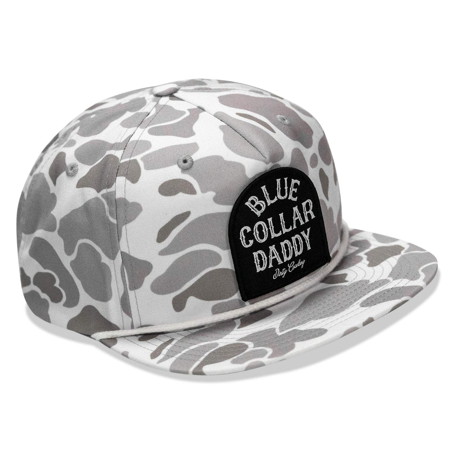 Blue Collar Daddy Patch Flatbill Snapback - DIRTY COWBOY USA - Flyclothing LLC