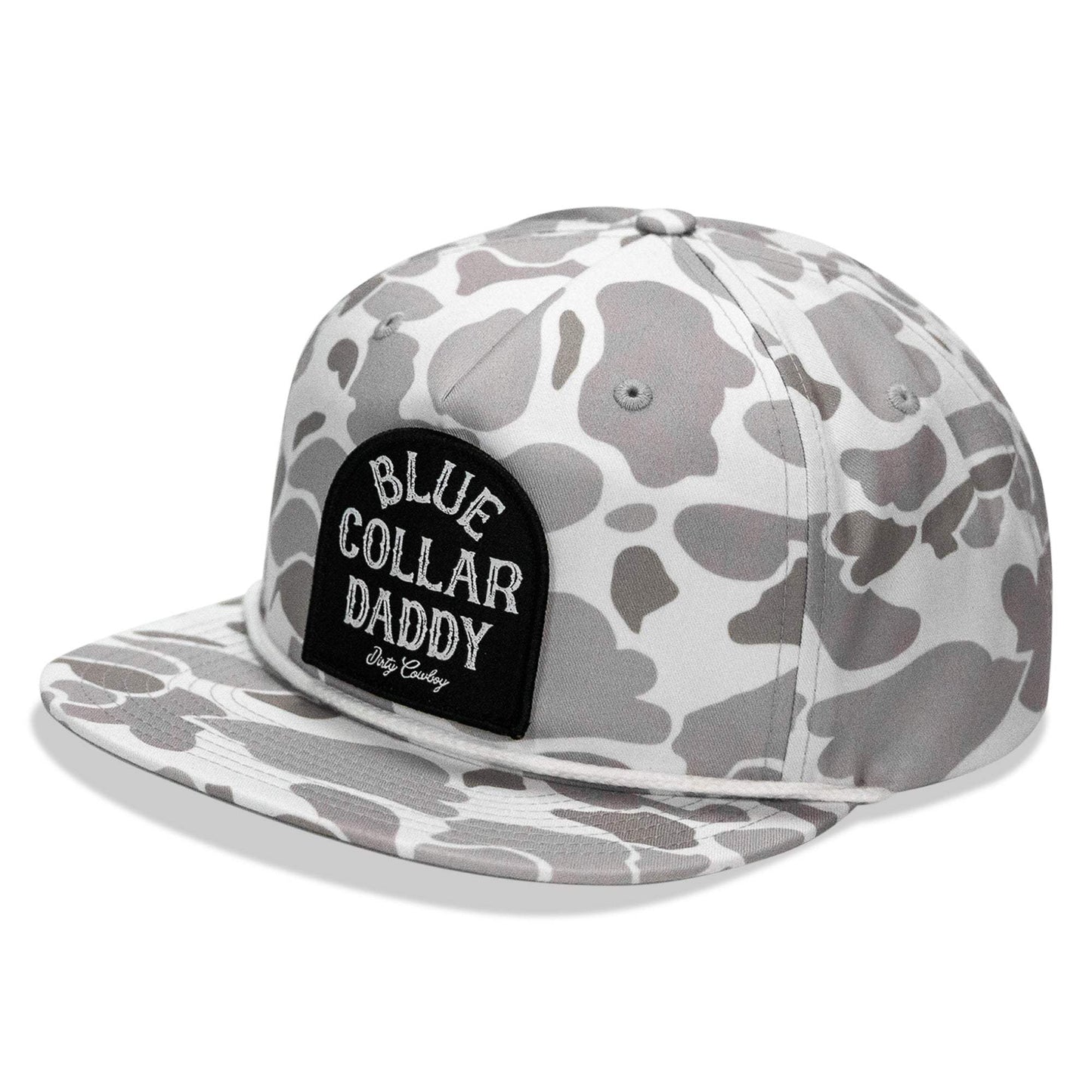 Blue Collar Daddy Patch Flatbill Snapback - DIRTY COWBOY USA - Flyclothing LLC
