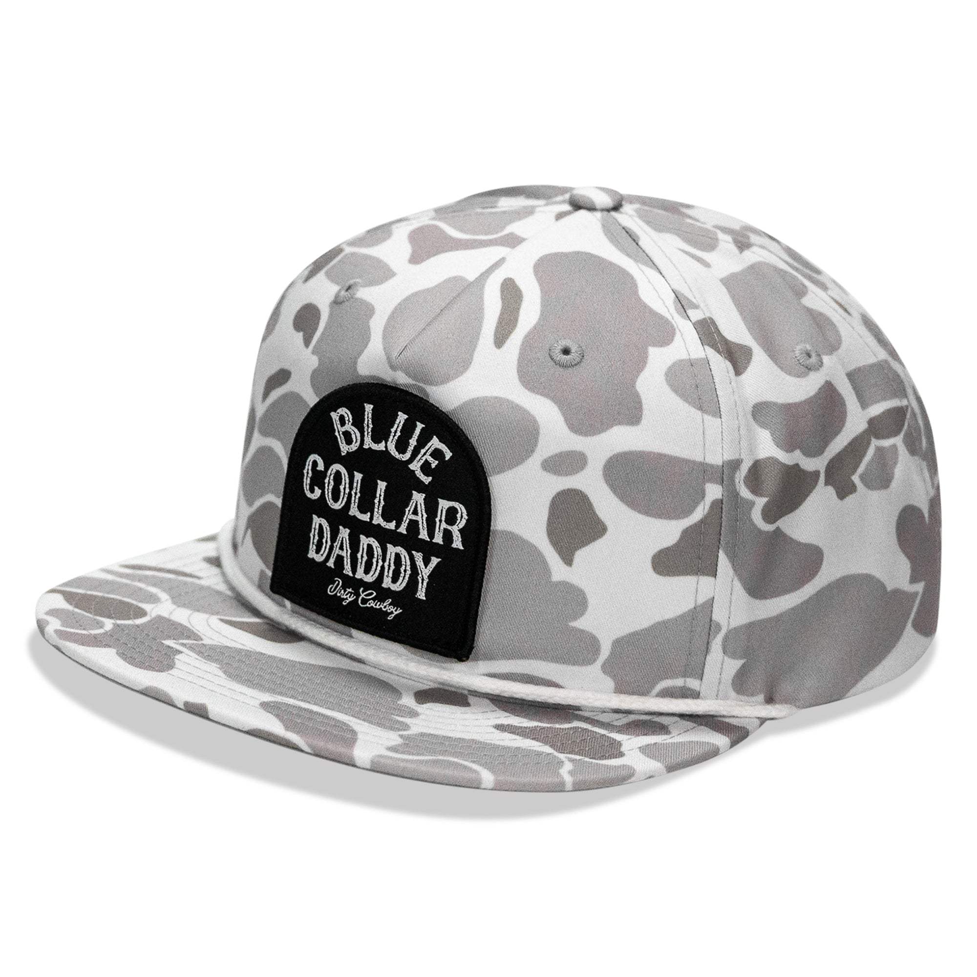 Blue Collar Daddy Patch Flatbill Snapback - DIRTY COWBOY USA - Flyclothing LLC
