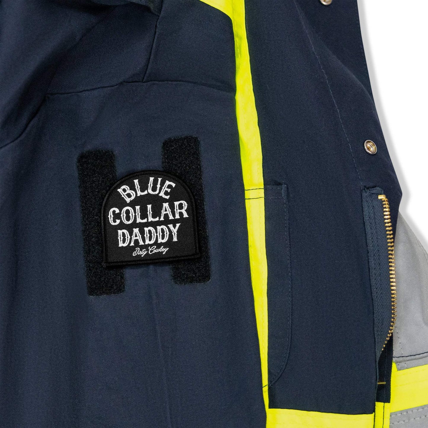Blue Collar Daddy Velcro Patch - DIRTY COWBOY USA - Flyclothing LLC