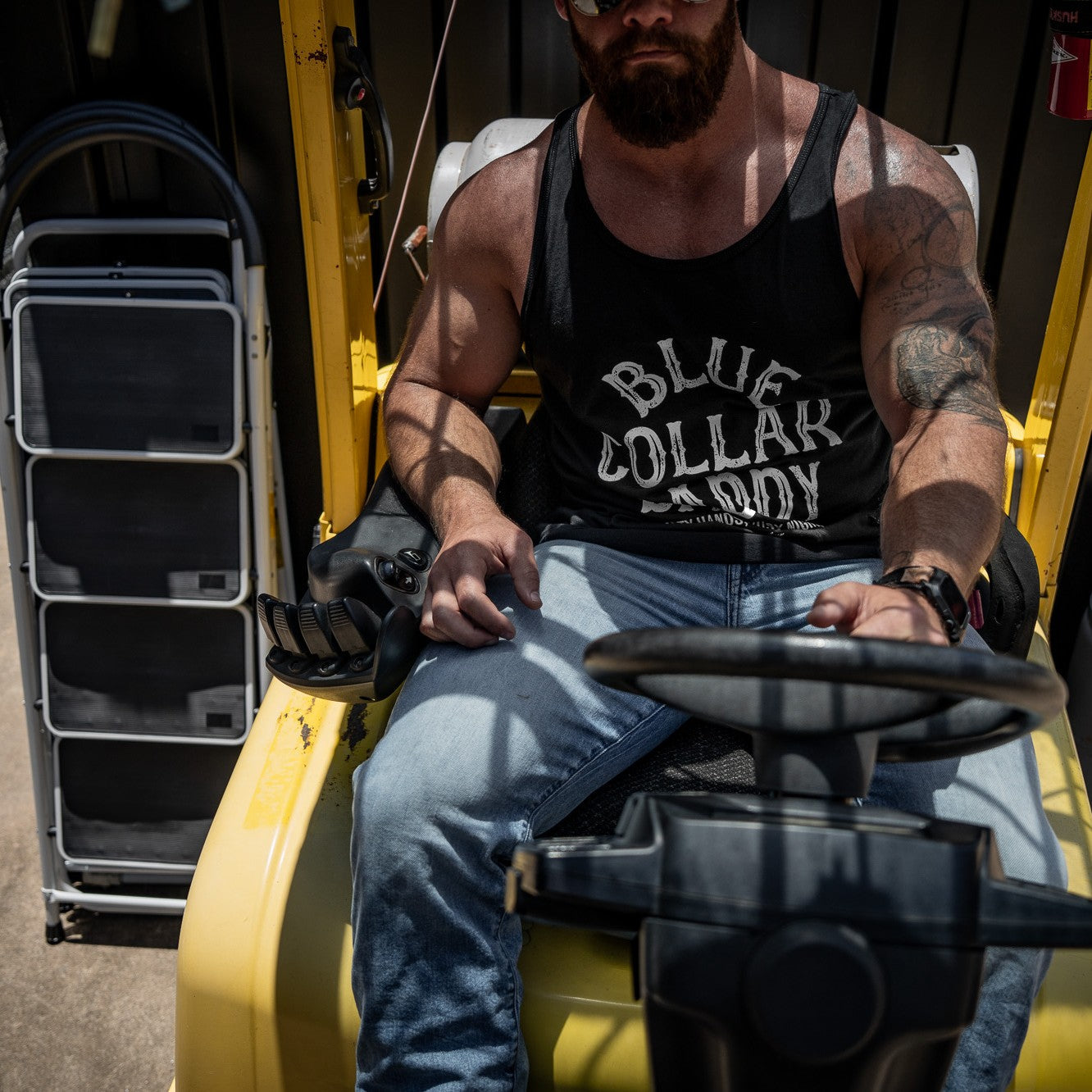 Blue Collar Daddy Men's Tank Top - DIRTY COWBOY USA - Flyclothing LLC