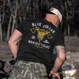 Blue Collar Hatchet Men's T-Shirt - DIRTY COWBOY USA - Flyclothing LLC