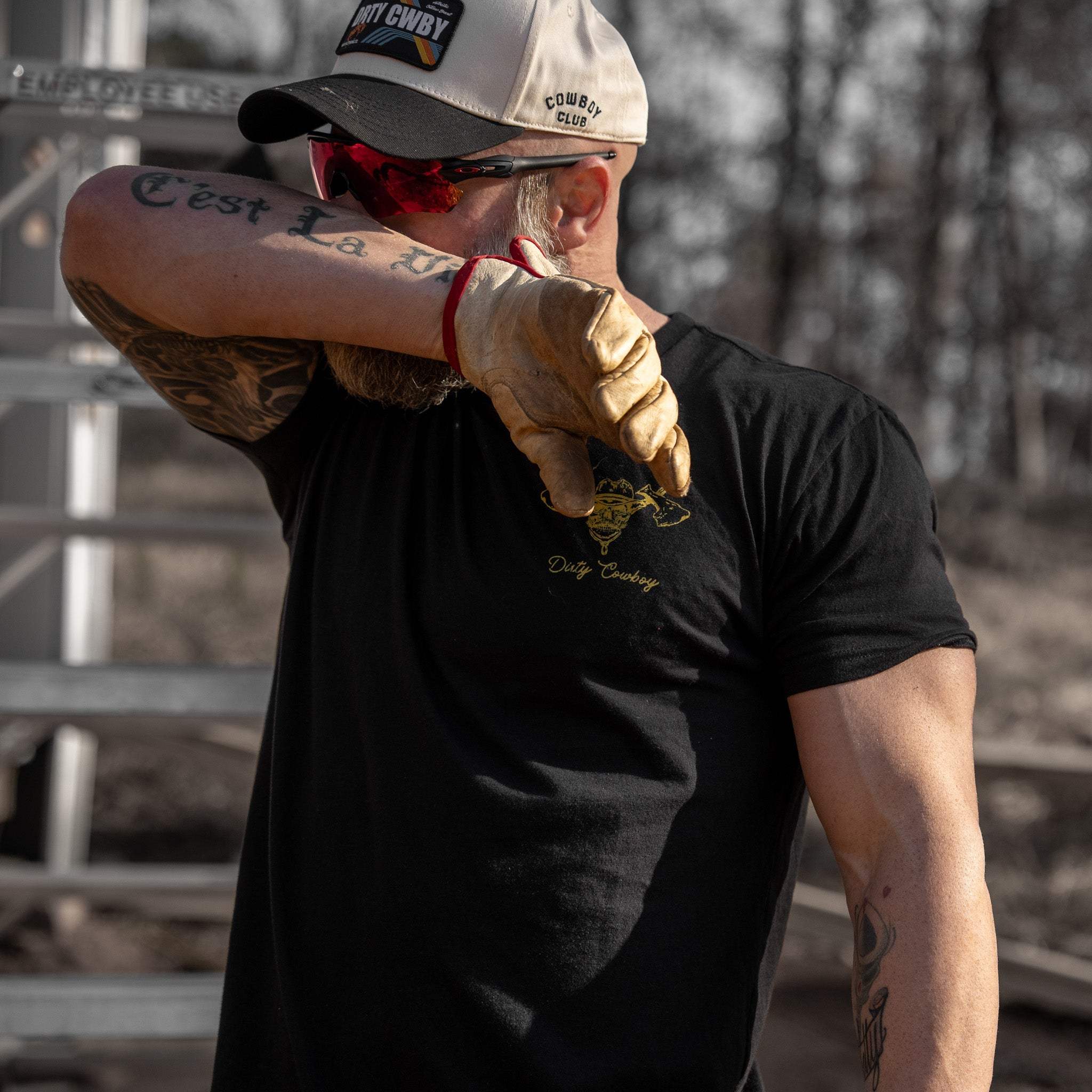 Blue Collar Hatchet Men's T-Shirt - DIRTY COWBOY USA - Flyclothing LLC