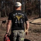 Blue Collar Hatchet Men's T-Shirt - DIRTY COWBOY USA - Flyclothing LLC