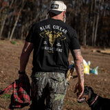Blue Collar Hatchet Men's T-Shirt - DIRTY COWBOY USA - Flyclothing LLC