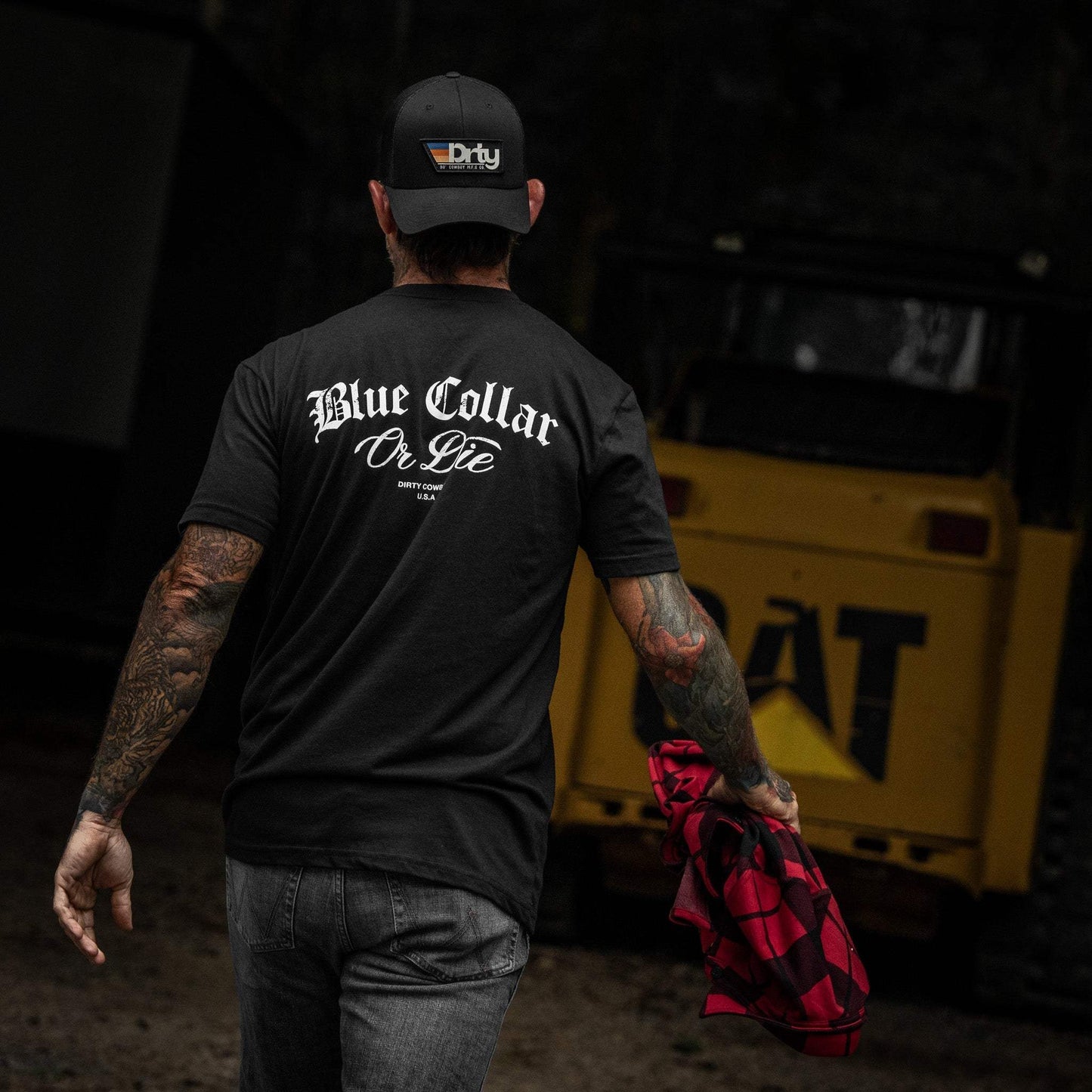 Blue Collar Or Die Men's T-Shirt - DIRTY COWBOY USA - Flyclothing LLC