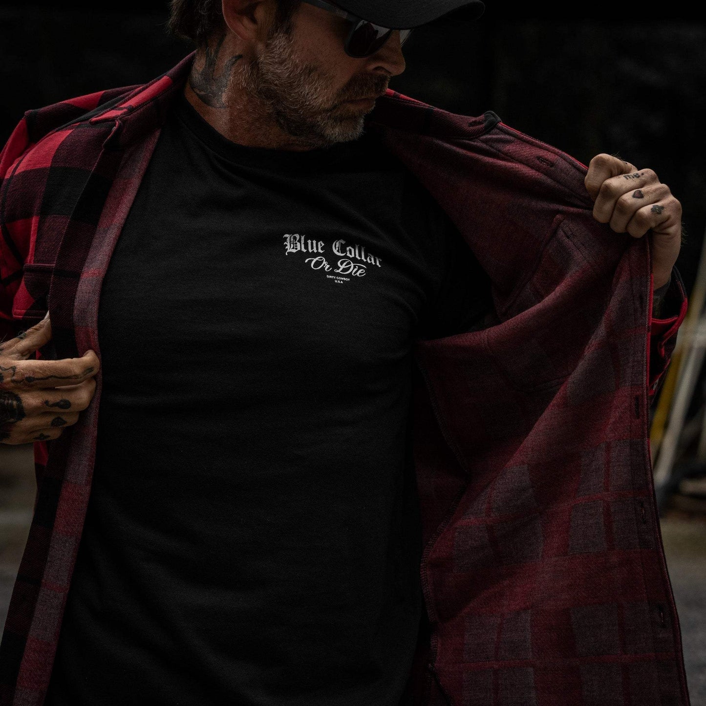 Blue Collar Or Die Men's T-Shirt - DIRTY COWBOY USA - Flyclothing LLC